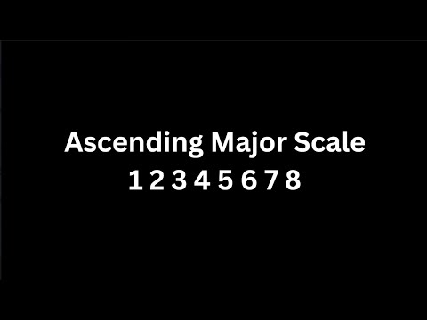 1 121 12321 Vocal Warm-Up: Ascending G Major Scale (Slow: 80 bpm)