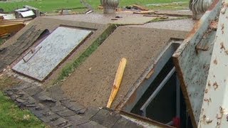 Tornado survivors sheltered underground