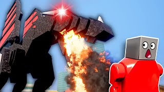 GIANT DRAGON ATTACKS CITY!  Brick Rigs Multiplayer Gameplay