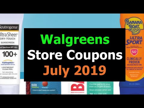 Walgreens JULY Store Coupons
