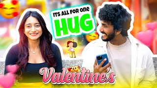 Ek HUG🤗 ke liye kya kya karna pada aaj😉 | Valentine's day Special HUG | Oye its Uncut |