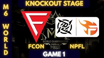 Falcon Esports vs NIP Flash Game 1 (BO3) | M6 World Championship | Knockout Stage DAY 1