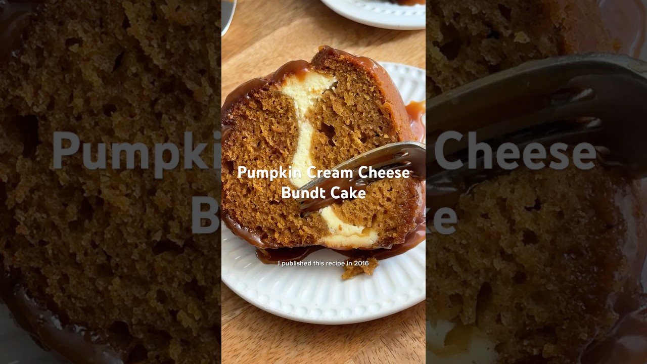 Pumpkin Cream Cheese Bundt Cake
