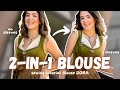Finally sewing a DIRNDL BLOUSE! Blouse DORA sewing tutorial - THISISKACHI DIY