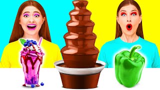Chocolate Fountain Fondue Challenge | Fantastic Kitchen Battle by BaRaFun Challenge