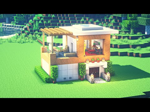 Minecraft ASANSÖRLÜ MODERN EV YAPIMI #10 - Minecraft Ev Yapımı