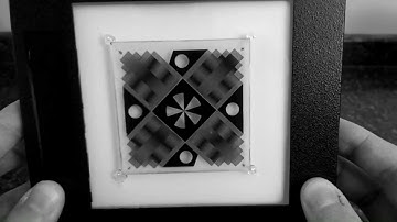 Moiré phase tracking (MPT). Demo of small movements producing large Moiré changes.