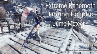 Extreme Behemoth | Timing Ecliptic Jump Meteor | Using Meteor Sound