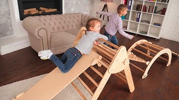 The Original Pikler Triangle - Montessori Climber