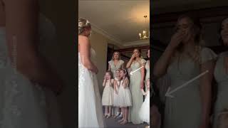 Flower Girl Gives Bride Nose Bleed Just Before Wedding 😱