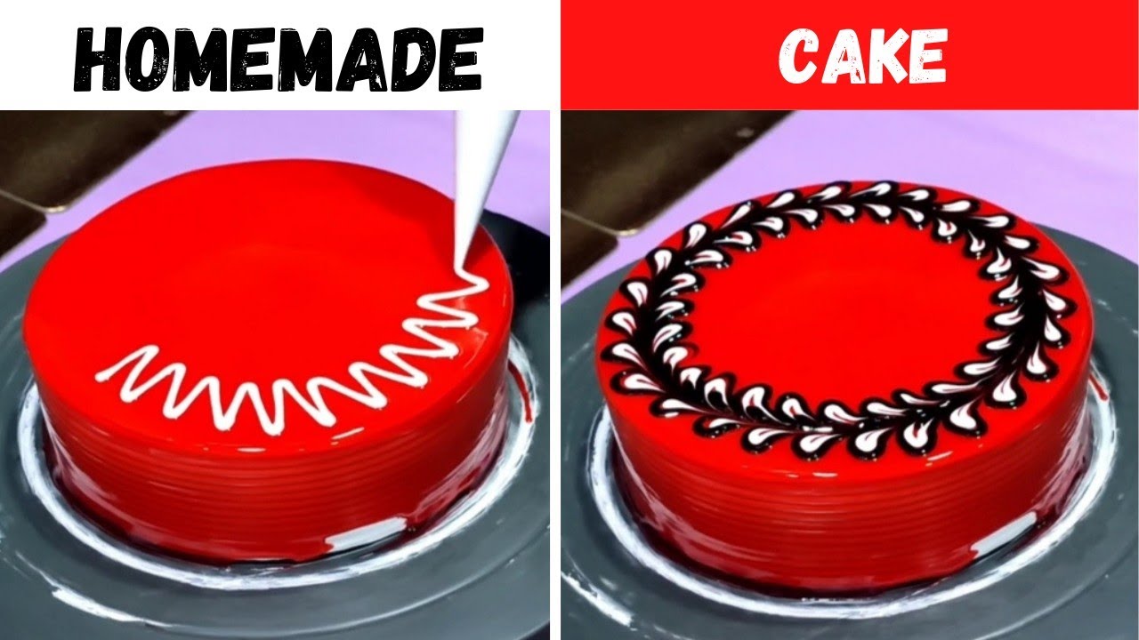 Best Homemade Cake Decorating Tutorial / Ideas Easy Cake Decoration