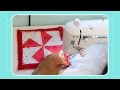 How to bind & hang a mini quilt tutorial by Crafty Gemini