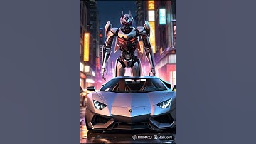 🦾🔥 Lamborghini TRANSFORMS into a ROBOT AI! 🤖🚗 | Epic Transformation You MUST See! #automation #ai