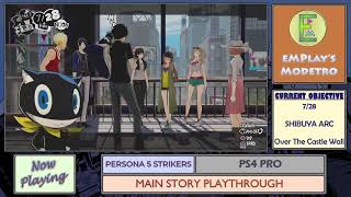 Persona 5 Strikers Ps4 Pro Shibuya Arc 10 Over The Castle Wall Youtube
