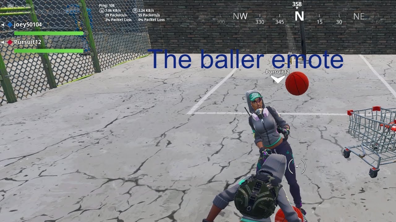 The baller emote it was fun YouTube