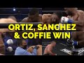 LUIS ORTIZ, FRANK SANCHEZ & MICHAEL POLITE COFFIE NOTCH WINS