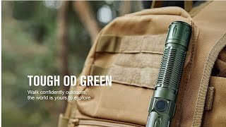 Unboxing- OLight Warrior 3S Flashlight in OD Green - YouTube