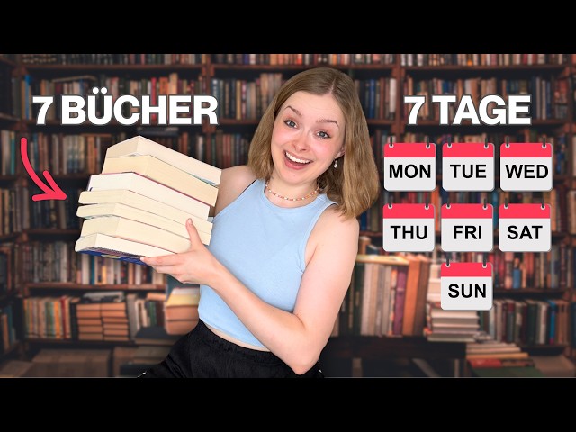 Ich lese 7 Bücher in 7 Tagen (und verzweifle)