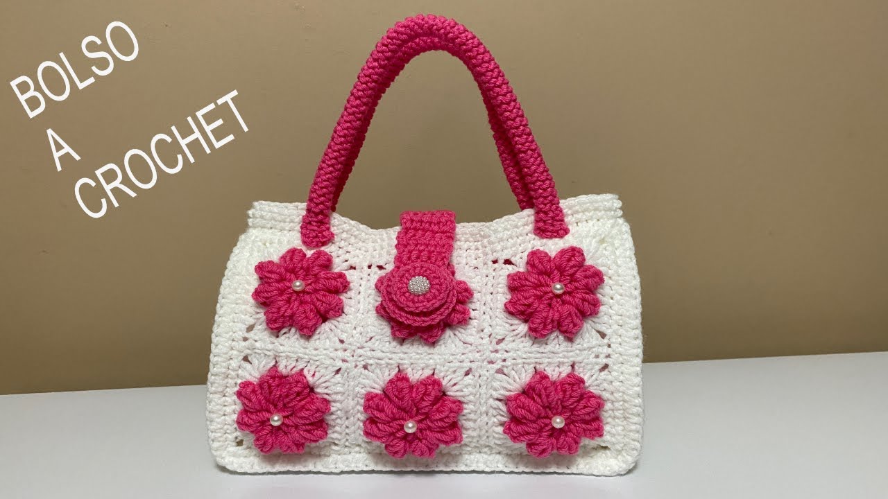 PASO A PASO PARA TEJER BOLSO O CARTERA A CROCHET