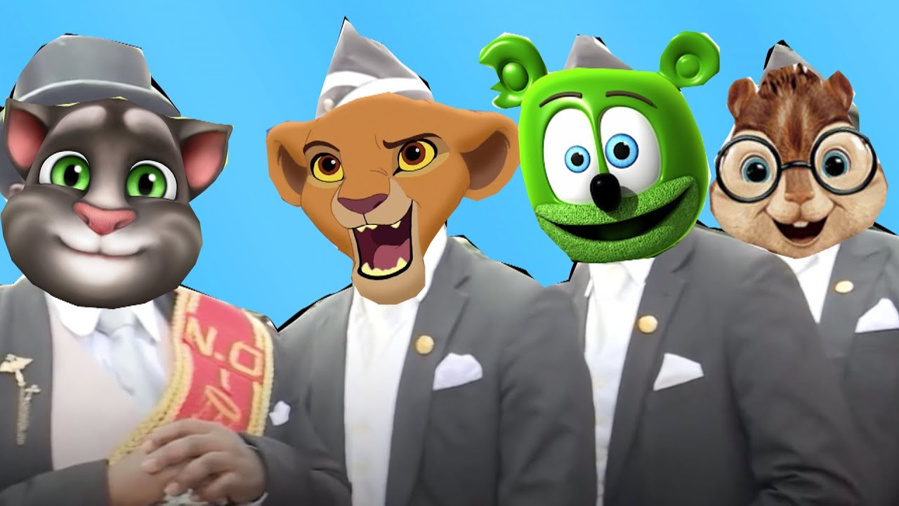 Lion King & Alvin and the Chipmunks & Gummy Bear & Talking Tom - Coffin ...