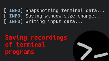 Adding a recording system to my terminal emulator