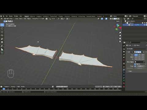 Blender Tutorial | Modeling Easy Dragon Wings
