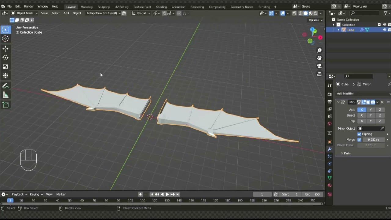 Blender Tutorial Modeling Easy Dragon Wings YouTube