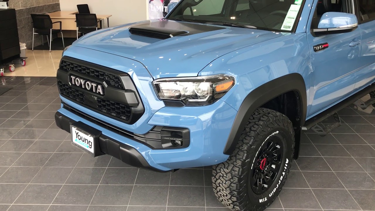2018 Toyota Tacoma TRD Pro Calvary Blue - YouTube