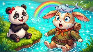 Full Funny Cartoons for Kids! A Lost Baby Panda Can't Find His Mama… Can Milo the Bunny Help 🐼😢 Update