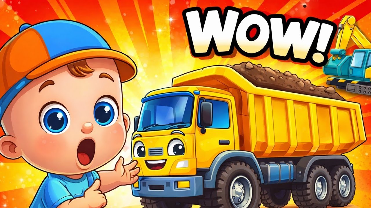 🚜 Funny Trucks & Cars for Kids | Learn Vehicles with Fun!