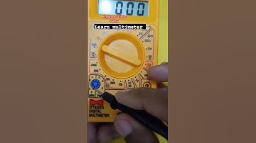 How To Use Maltimeter || Multimeter चलाना सीखे हिंदी में !! By Engineer Vikas Sahu #vikas #evs