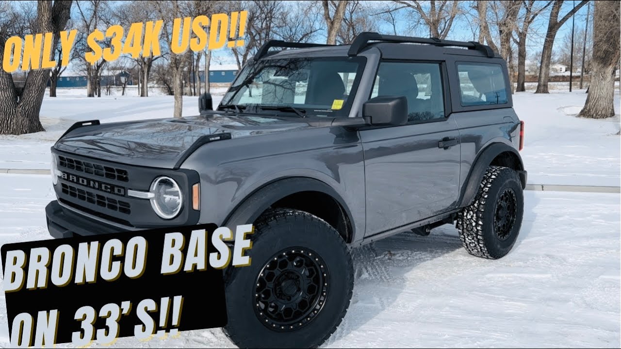 Cheapest New Bronco- 2Door Base on 33's & KMC Off-Road Wheels 