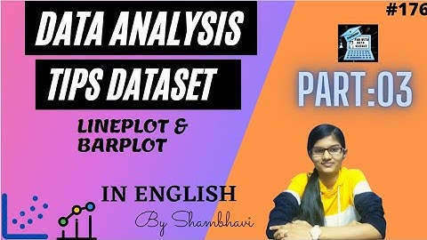Data Analysis on tips dataset Part-03 | data set analysis | Lineplot | Barplot