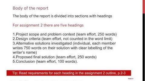 Report writing  lecture video