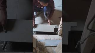 Bathroom floor chaukhat python design #ceramic #anujtiles #art #youtubeshorts #stonelaminates#floor
