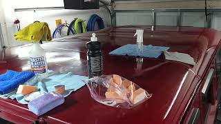 Hand Polishing Tight Spots on a 2000 H1 Hummer Single Stage Paint with heavy oxidation 2000 Hummer Competition Color Code
