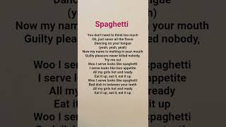 spaghetti song lyrics #trendingsong #spaghetti #songlyrics