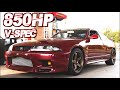 850HP R33 GTR V-Spec RB28 "2.8L Stroker" Street Runs + Anti-Lag Launch! (The Perfect USA Legal R33)