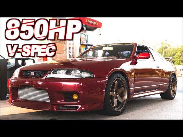 赤字r33 11年で21万キロ走破！ 希少カラーに一目惚れした日産R33