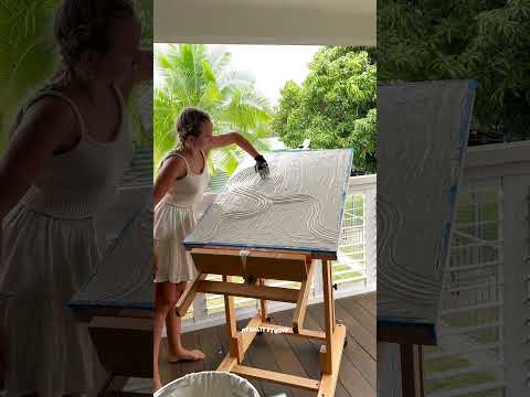 textured canvas painting