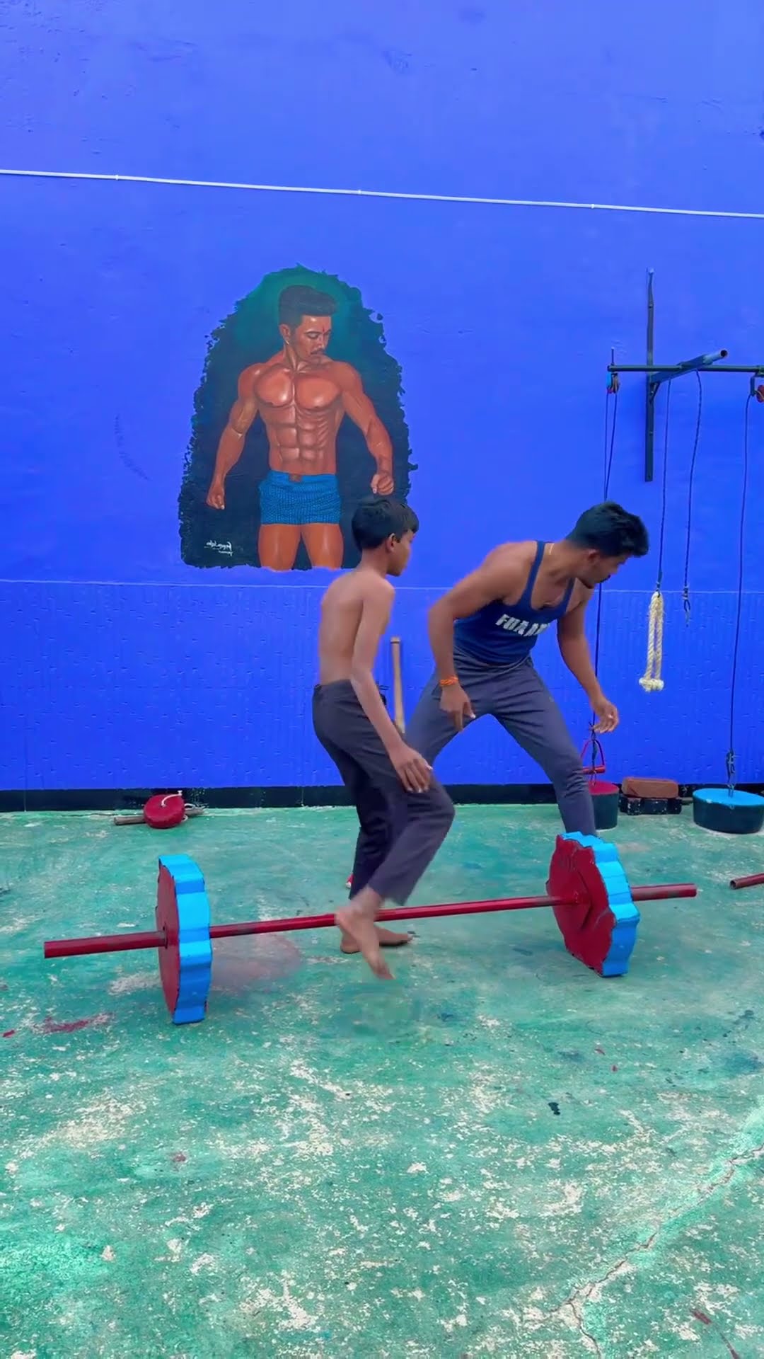 Look at the power of the little champion!??? #shortvideo #funnyvideo #comedy