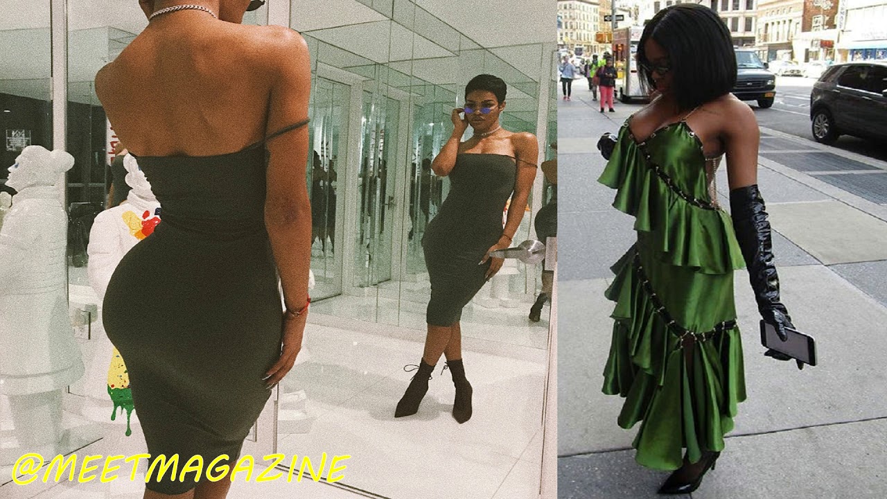 azealia banks green dress AZEALIA BANKS azealiabanksforever Photos by @daniel.aharoni_