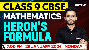 Class 9 CBSE Maths | Heron