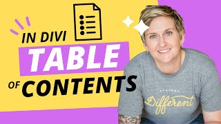 Celebrity Easy Table of Contents in Divi on WordPress Profile
