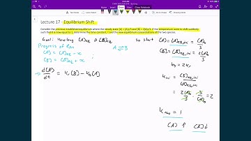 Lecture 17 (4 of 6) - Equilibrium Shift Setup