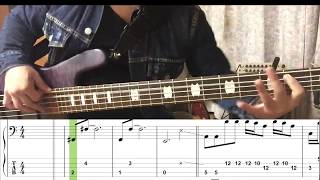 Video thumbnail of "Suchmos /STAY TUNE(Bass cover)５線譜&Tab譜付き_歌無しVer"