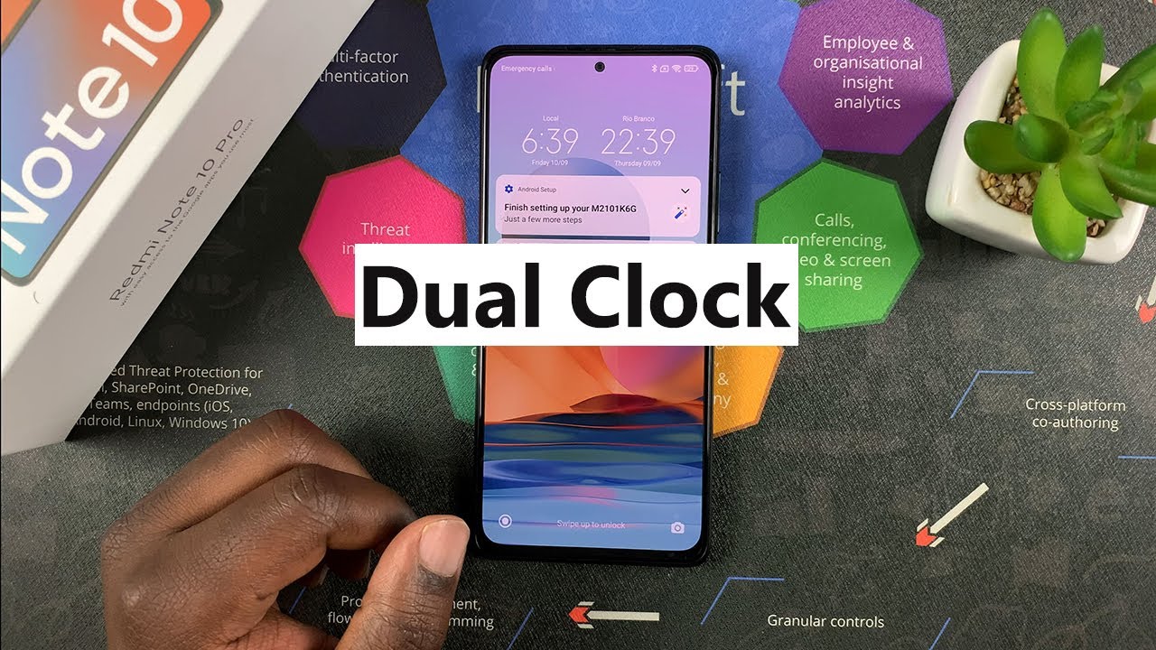 How To Set Dual Clock On Xiaomi Redmi Note 10 Pro YouTube