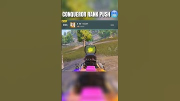Conqueror Lobby 1v4 Clutch🔥| Rank Push | #shorts #bgmi #rankpush #conqueror #bgmishorts