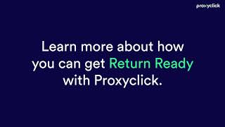 Are you Return Ready