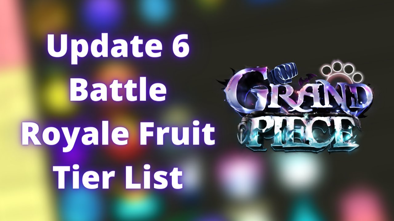 Roblox: GPO fruits tier list